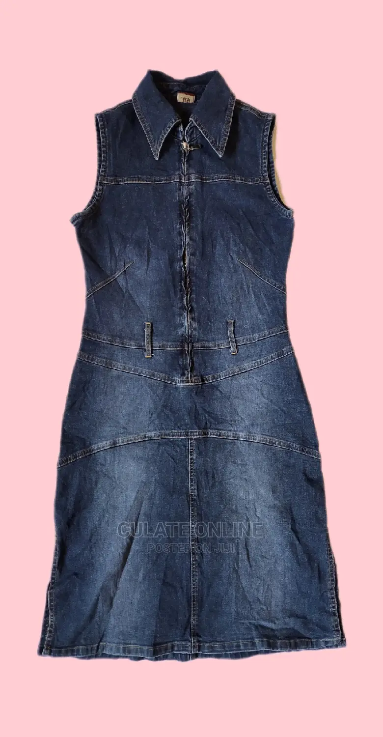 Short Thrift Denim Dresses