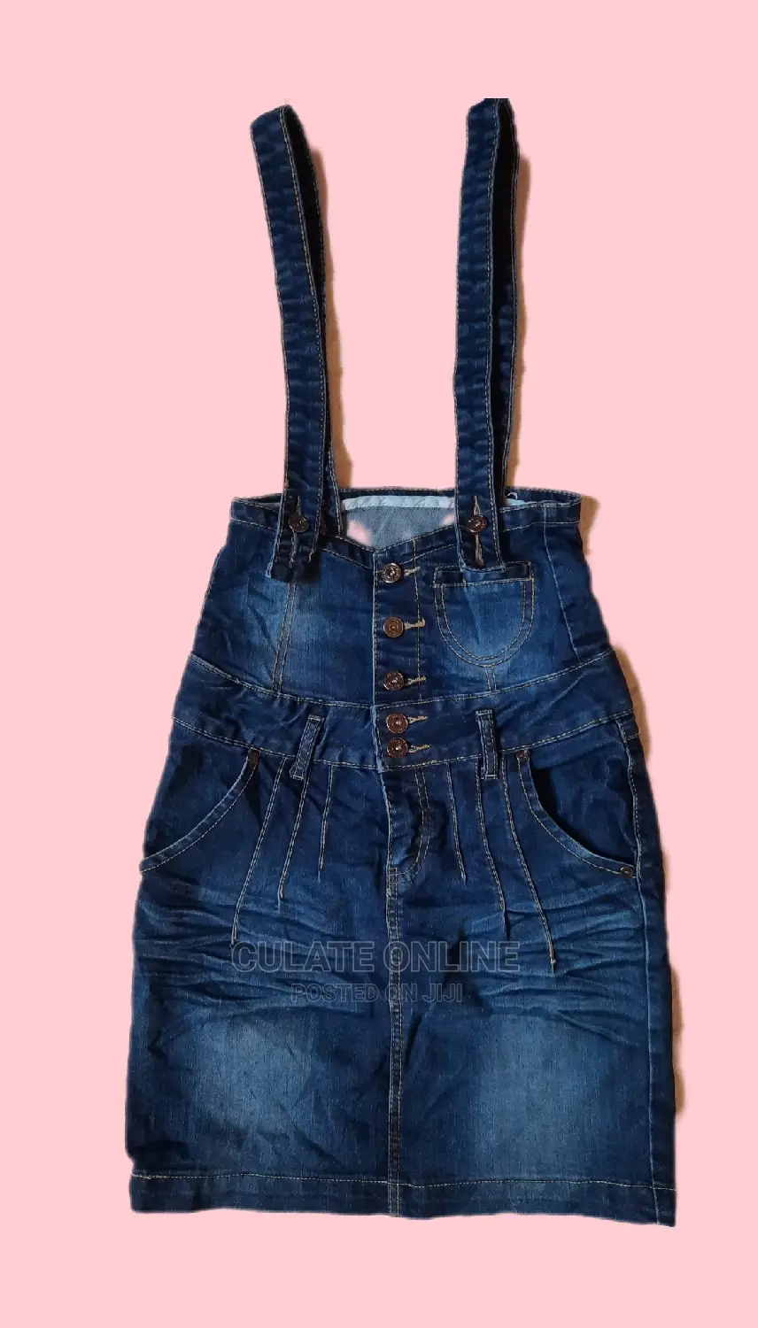 Short Thrift Denim Dresses