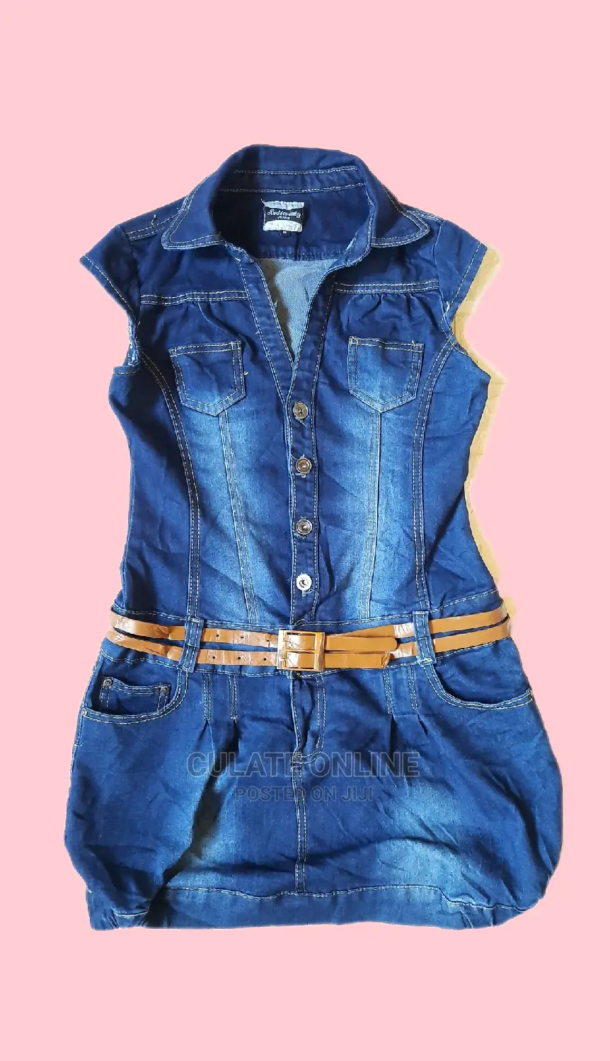 Short Thrift Denim Dresses