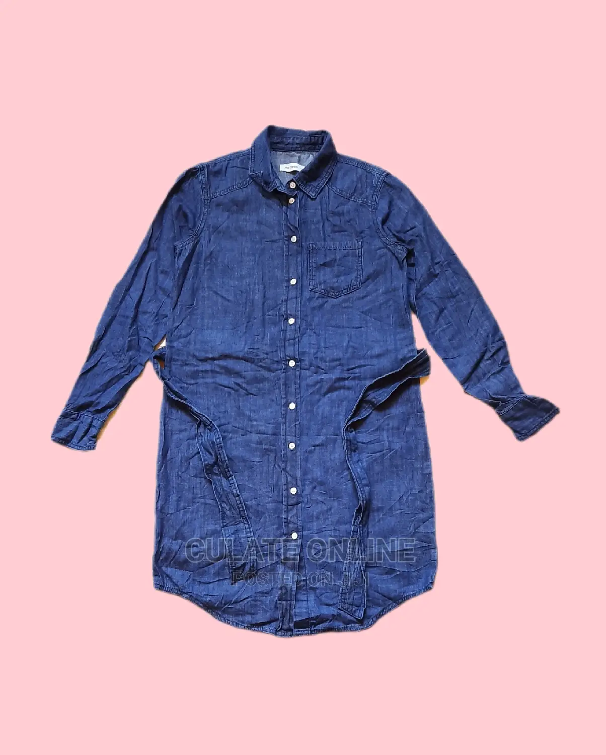 Long Thrift Denim Dresses