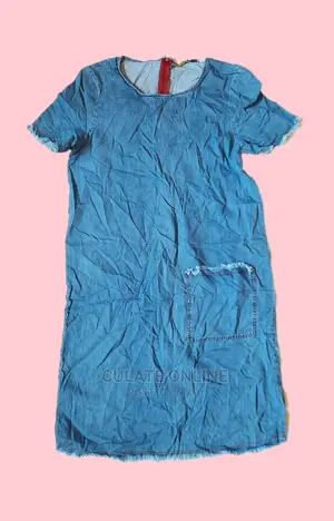 Long Thrift Denim Dresses