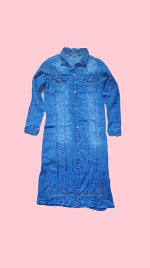 Long Thrift Denim Dresses
