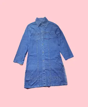 Long Thrift Denim Dresses