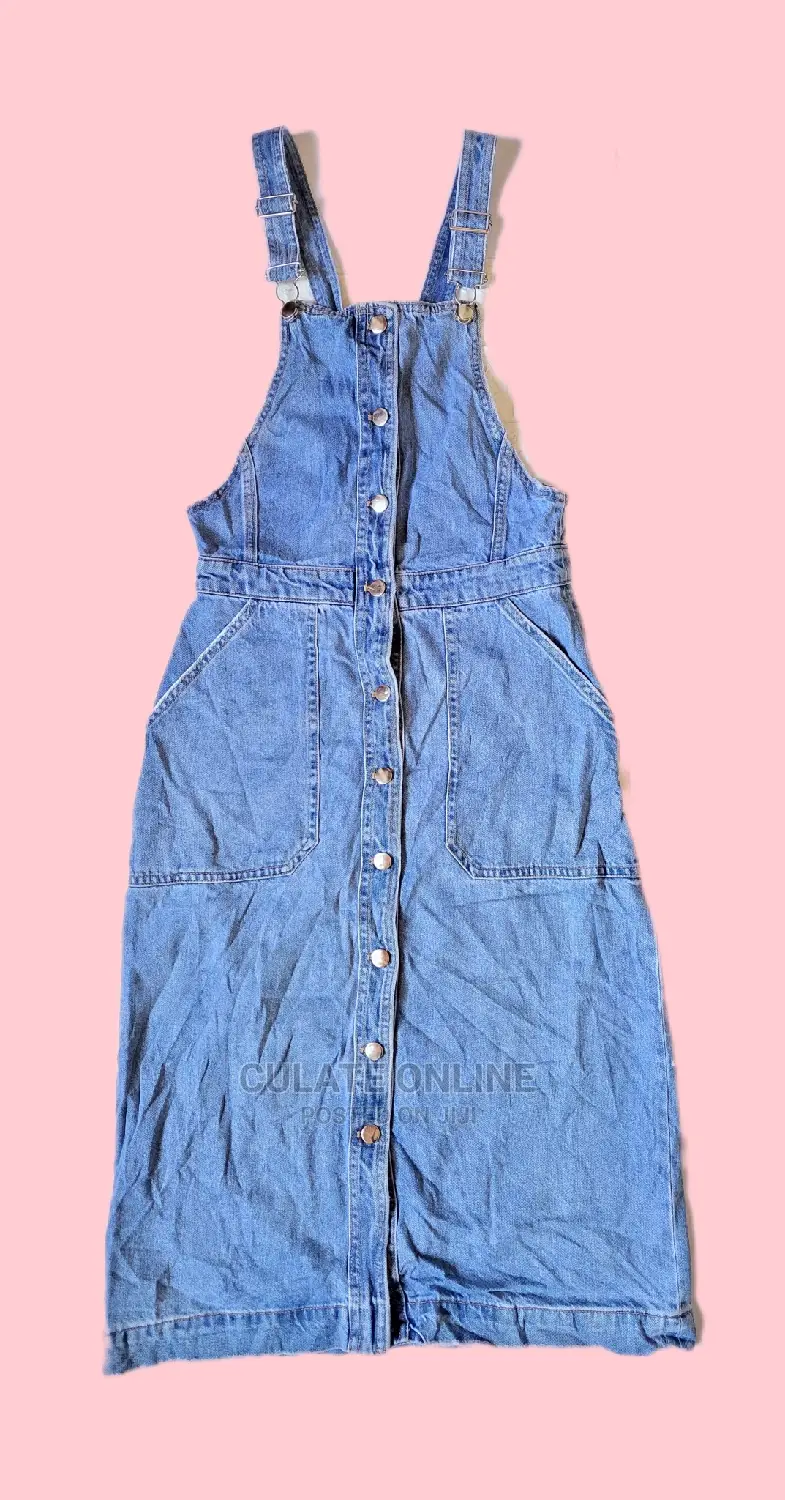 Long Thrift Denim Dresses