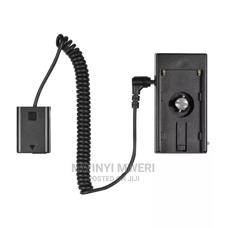 Battery Adapter Mount Plate Power Supply NP-F970 to NP-FW50