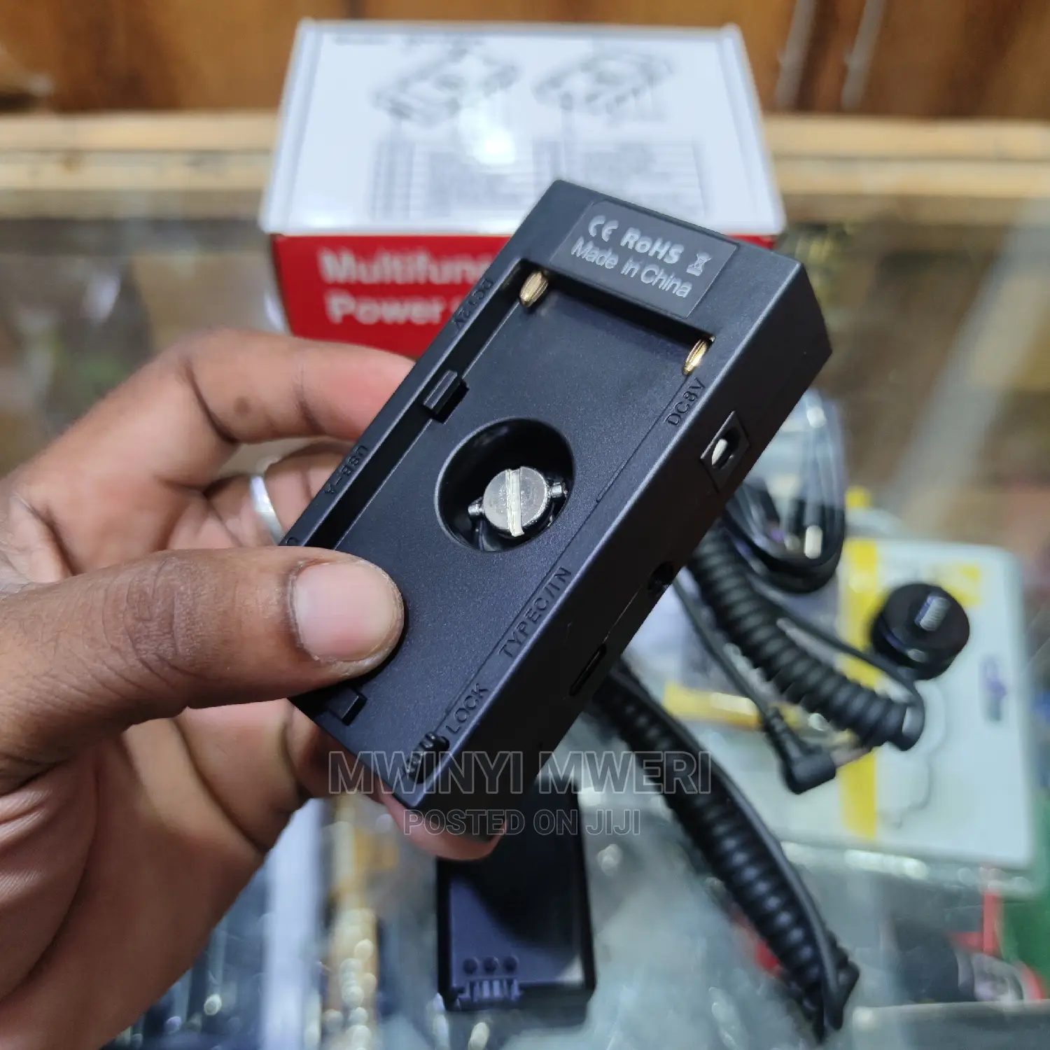 Battery Adapter Mount Plate Power Supply NP-F970 to NP-FW50