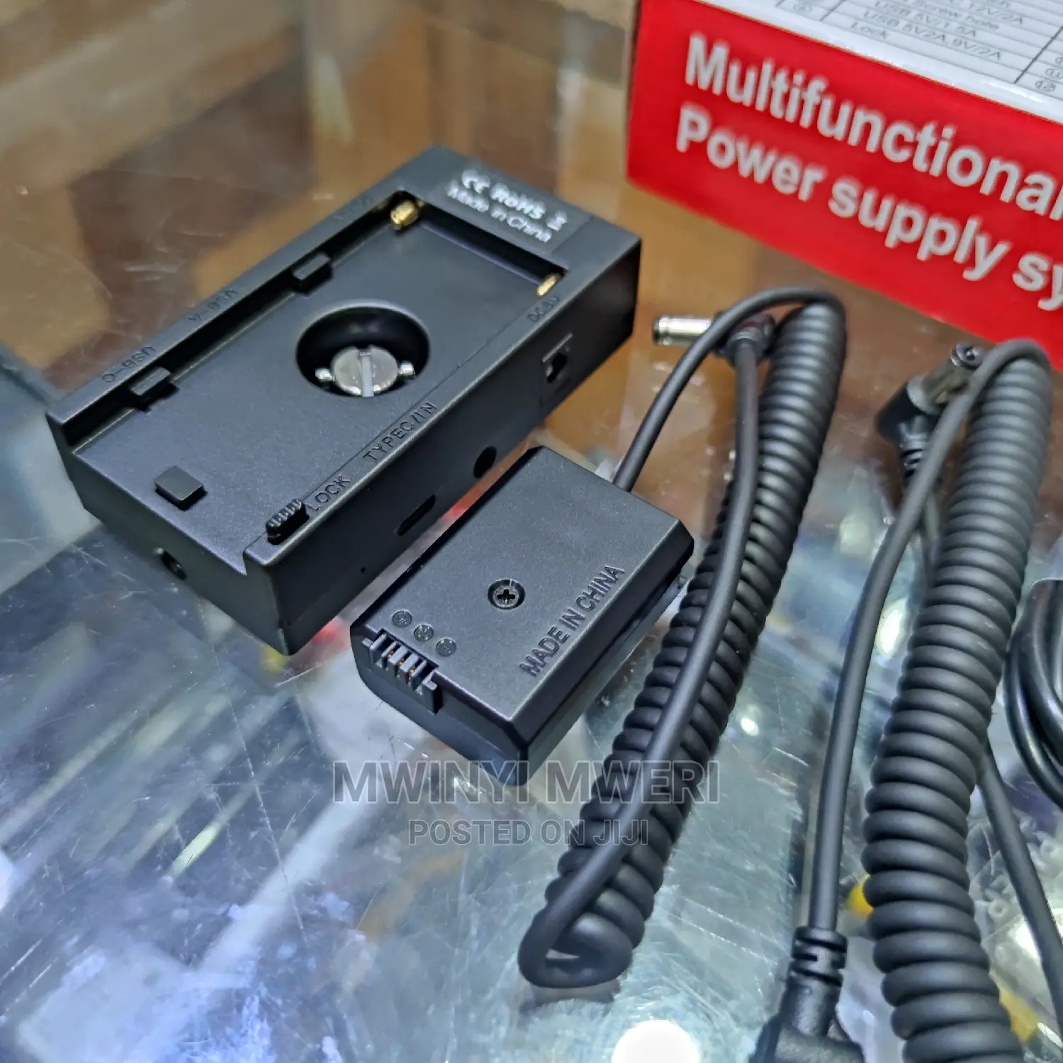 Battery Adapter Mount Plate Power Supply NP-F970 to NP-FW50