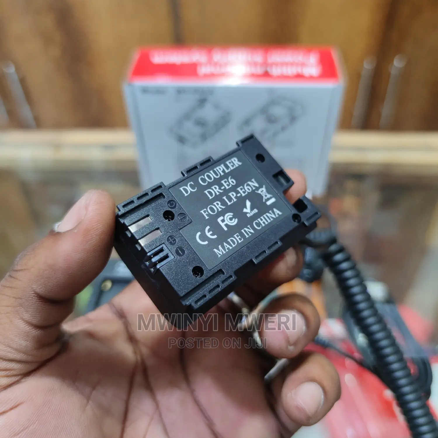 Battery Adapter Mount Plate Power Supply NP-F970 to LP-E6