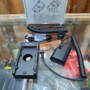 Battery Adapter Mount Plate Power Supply NP-F970 to LP-E6