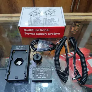 Battery Adapter Mount Plate Power Supply NP-F970 to LP-E12