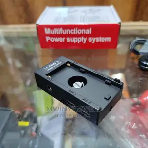 Battery Adapter Mount Plate Power Supply NP-F970 to LP-E12