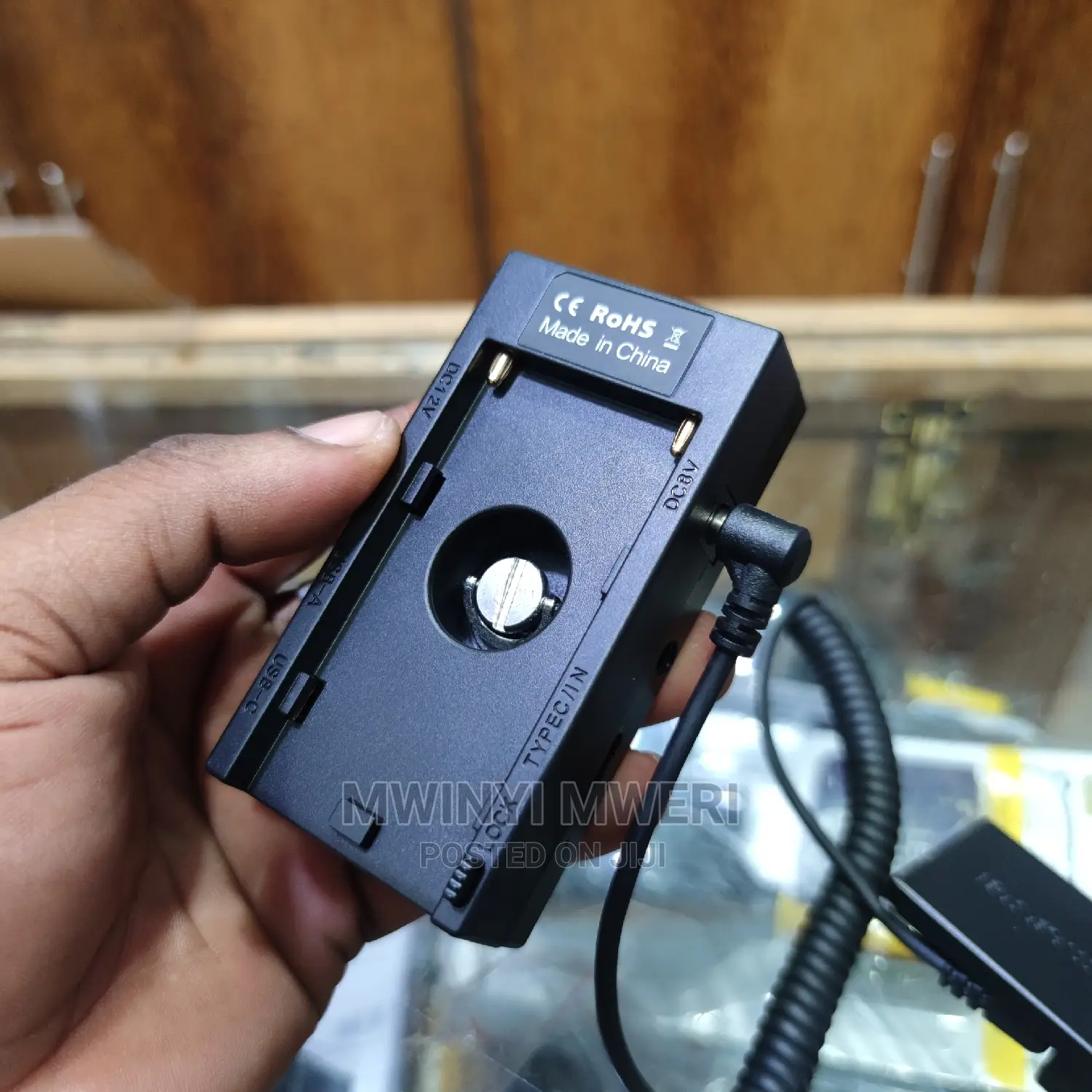 LP-E8 Dummy Battery DR-E8 With NP-F970 Plate for Canon