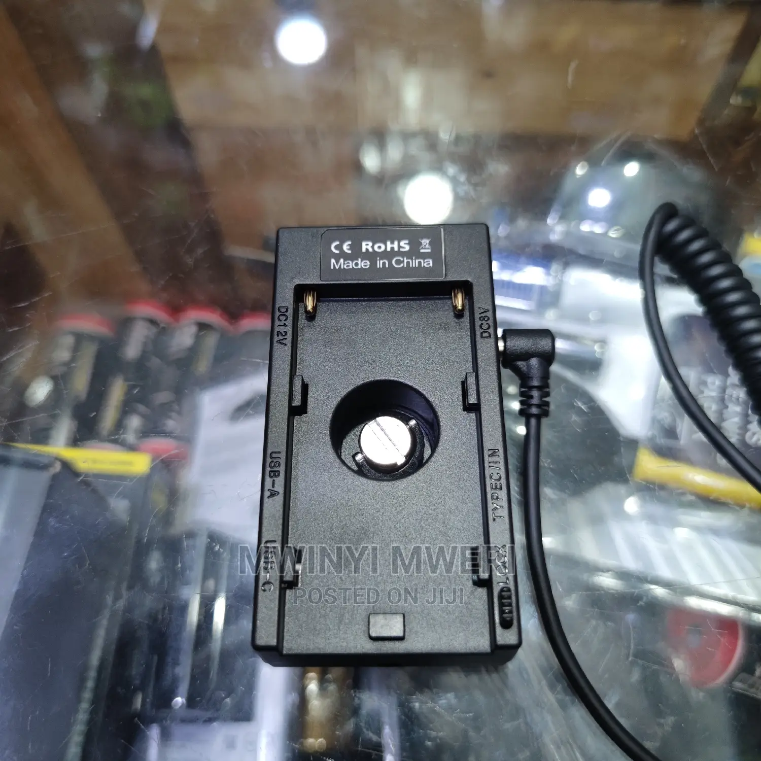 LP-E8 Dummy Battery DR-E8 With NP-F970 Plate for Canon