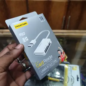 PISEN 3-In-1 Card Reader for SD/CF/TF Cards USB 3.0 High