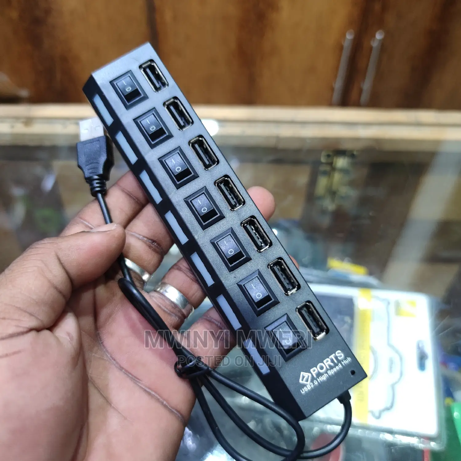 PORTS Switch Extension Hub 7-Port USB2.0 Hub