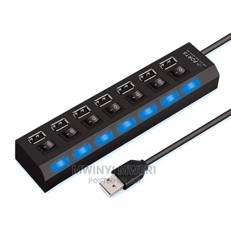 PORTS Switch Extension Hub 7-Port USB2.0 Hub