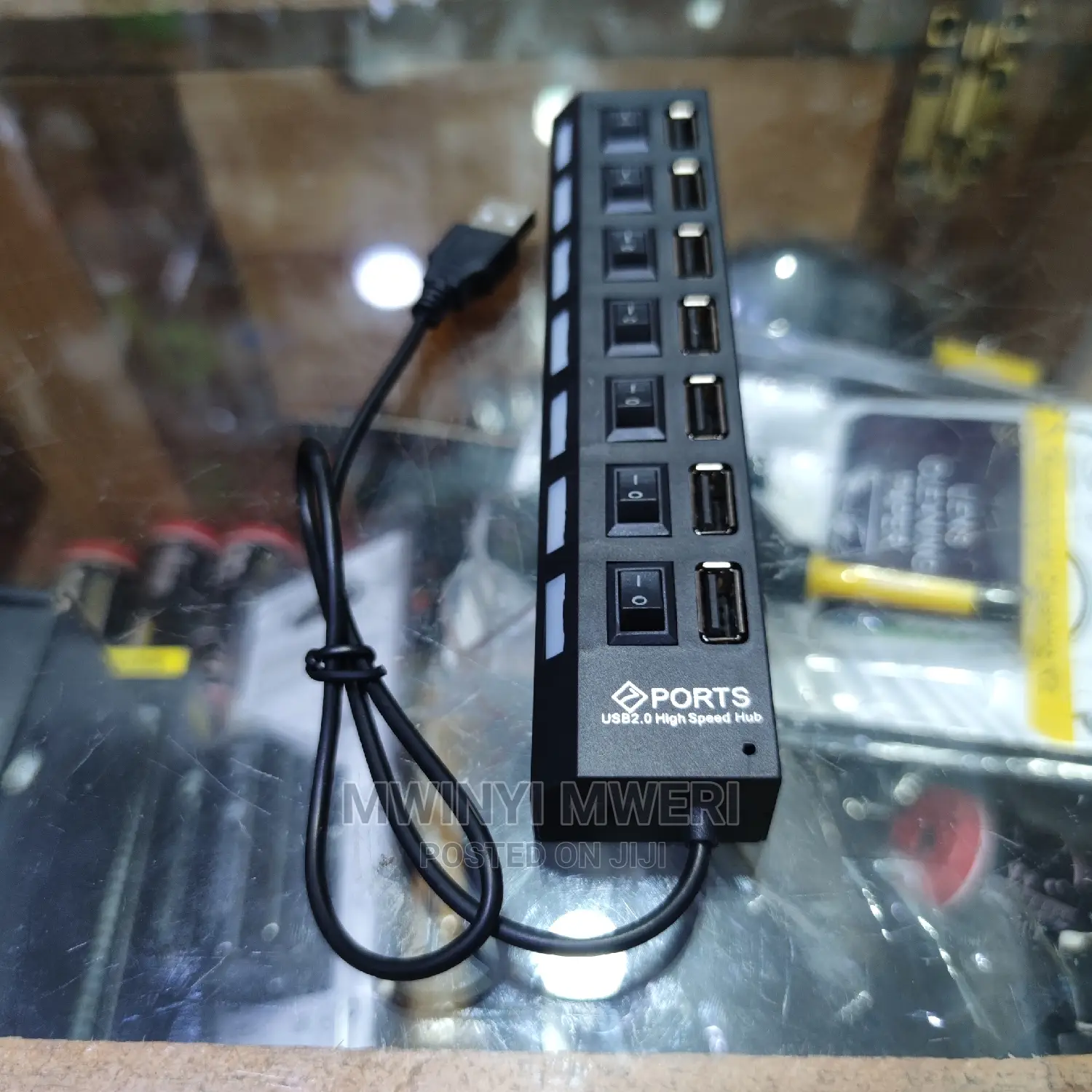 PORTS Switch Extension Hub 7-Port USB2.0 Hub