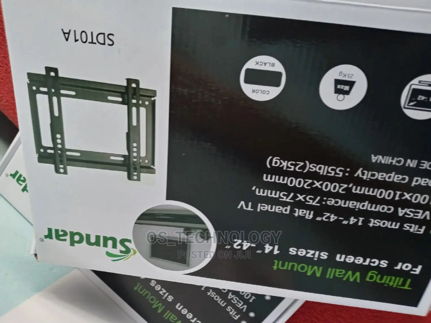 Tv Bracket Inafunga Kuanzia TV 14" Mpaka 42"