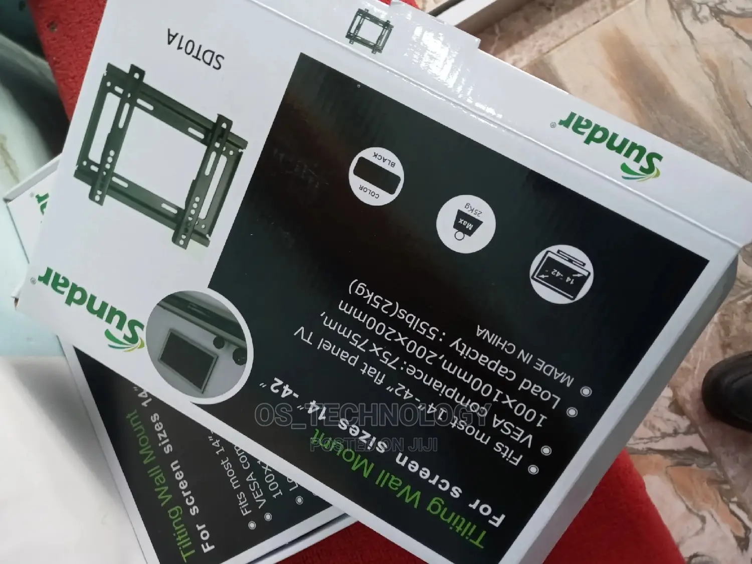 Tv Bracket Inafunga Kuanzia TV 14" Mpaka 42"