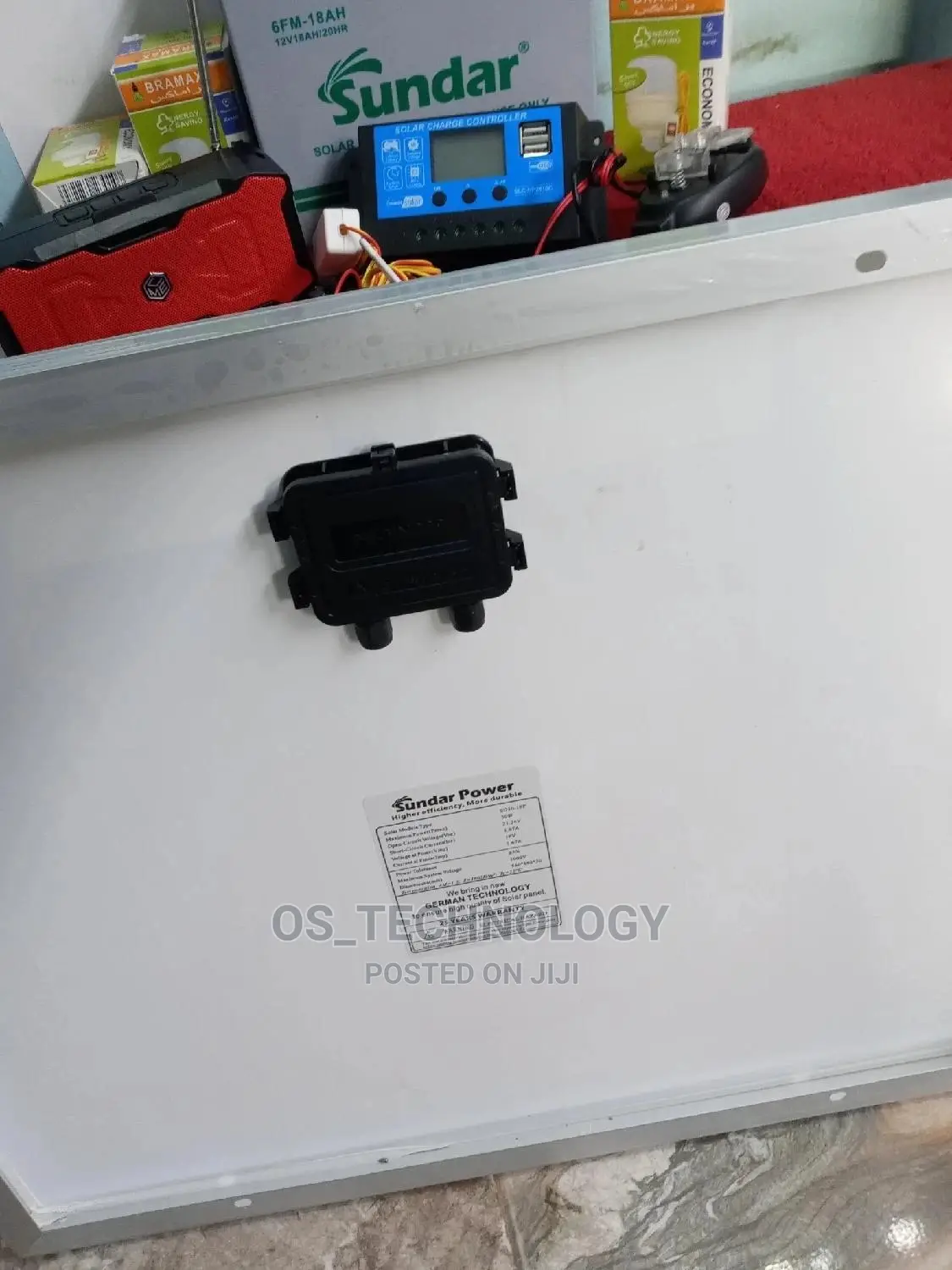 Solar 30W Betri 18ah,Taa 4pcs, Controla 10ah,Bluetooth Radio