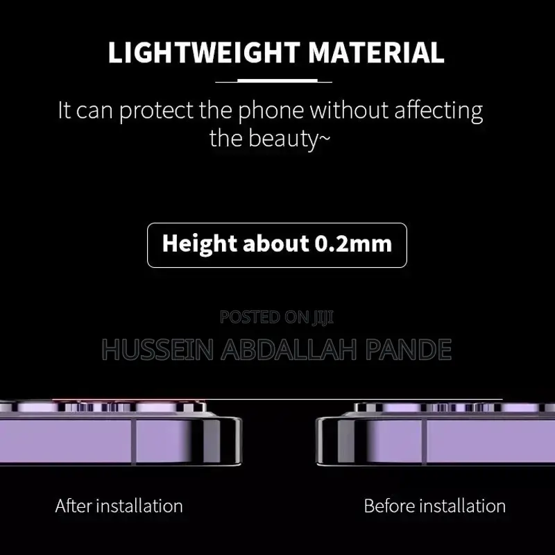 3pcs Camera Lens Protector for iPhone