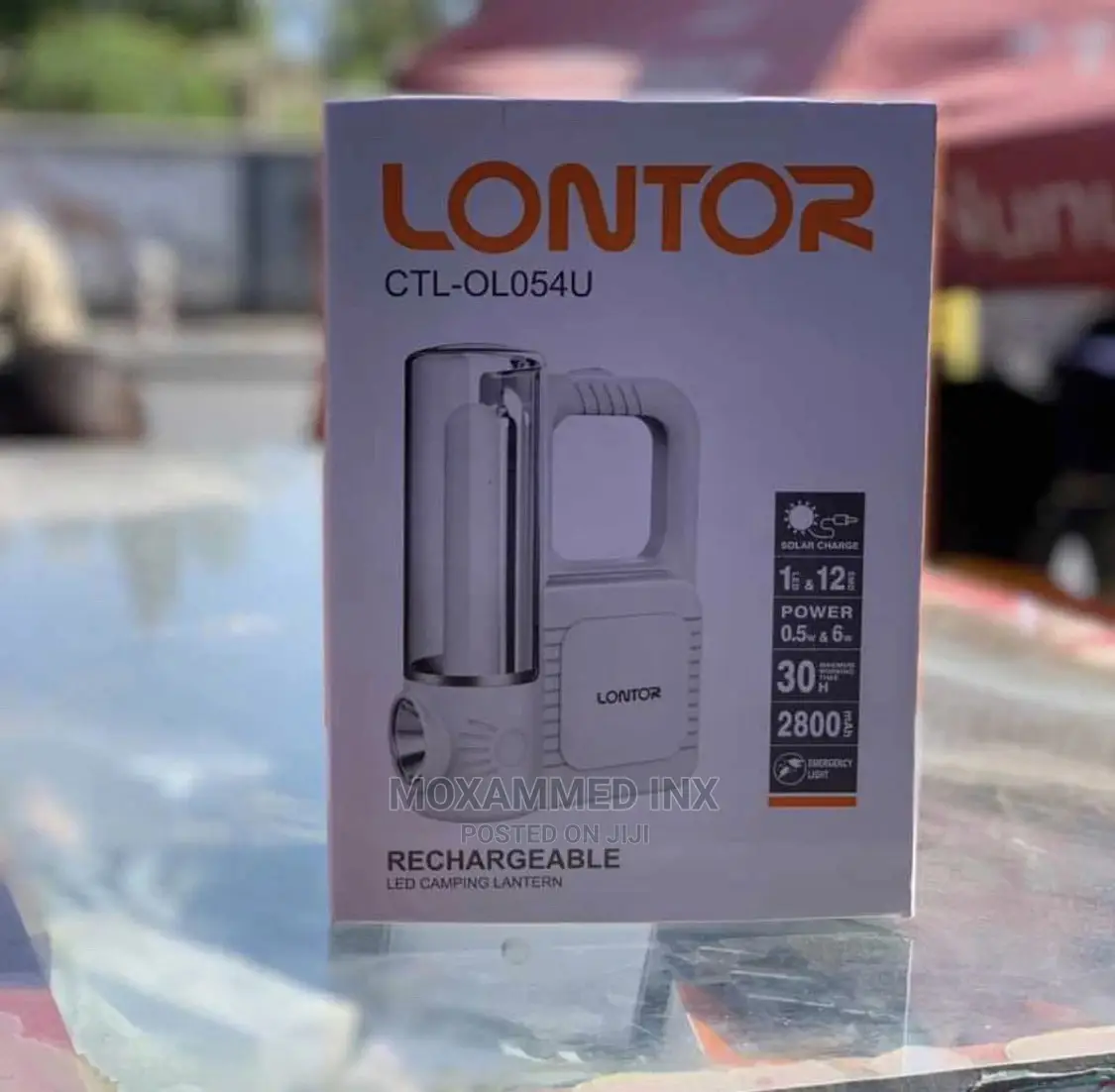 Lontor Light Electric Rechargable Or Solar Rechargeable