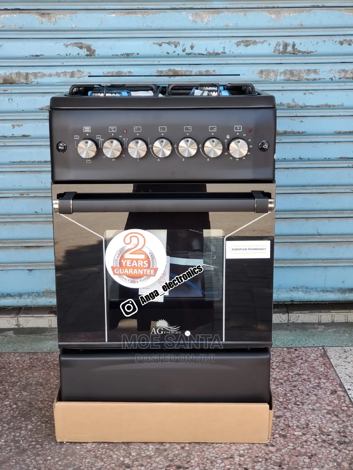 AG Energies Free Standing Cooker 3by1 Black