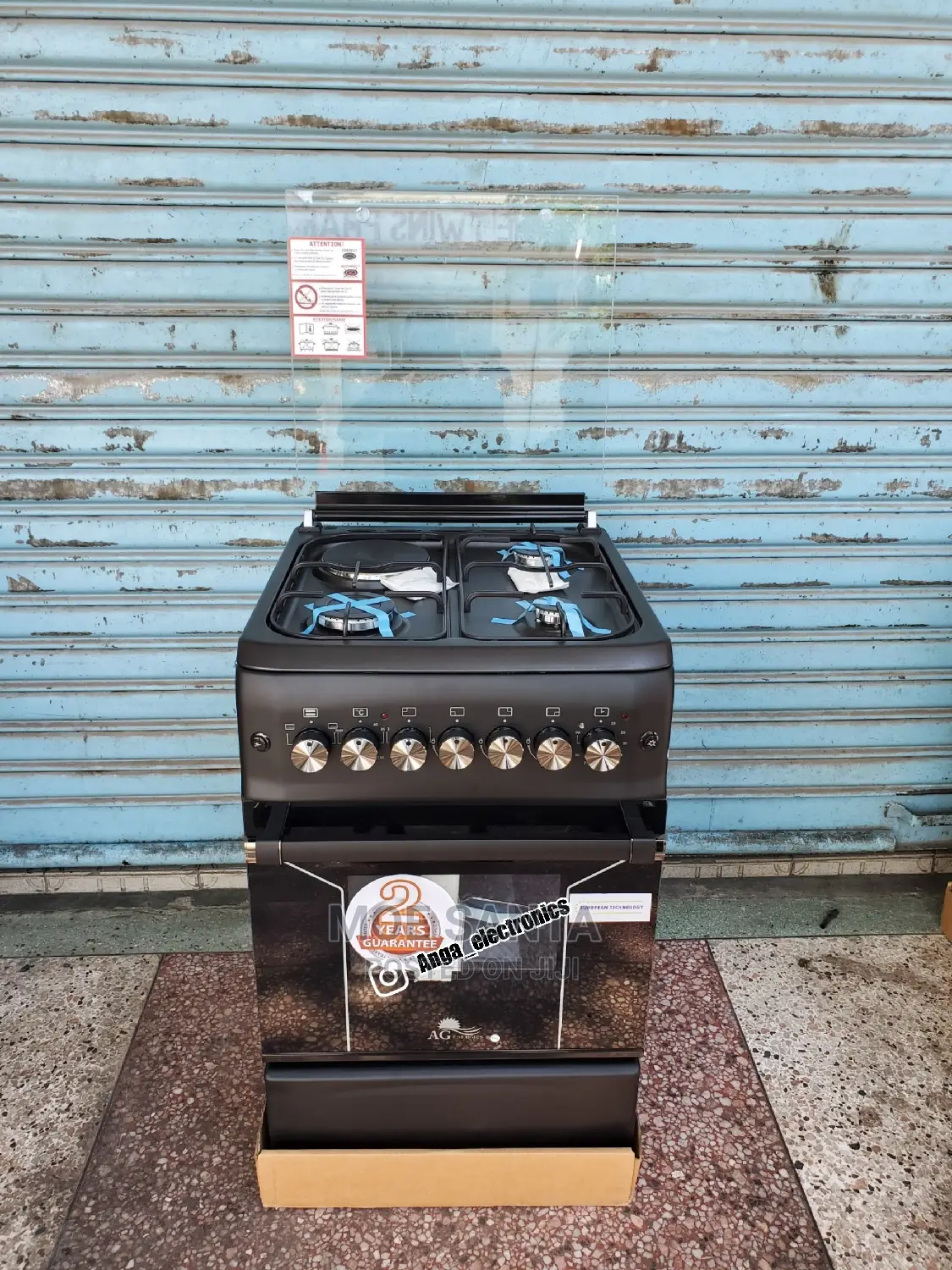 AG Energies Free Standing Cooker 3by1 Black