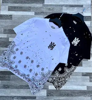 Men's T-Shirt Black White