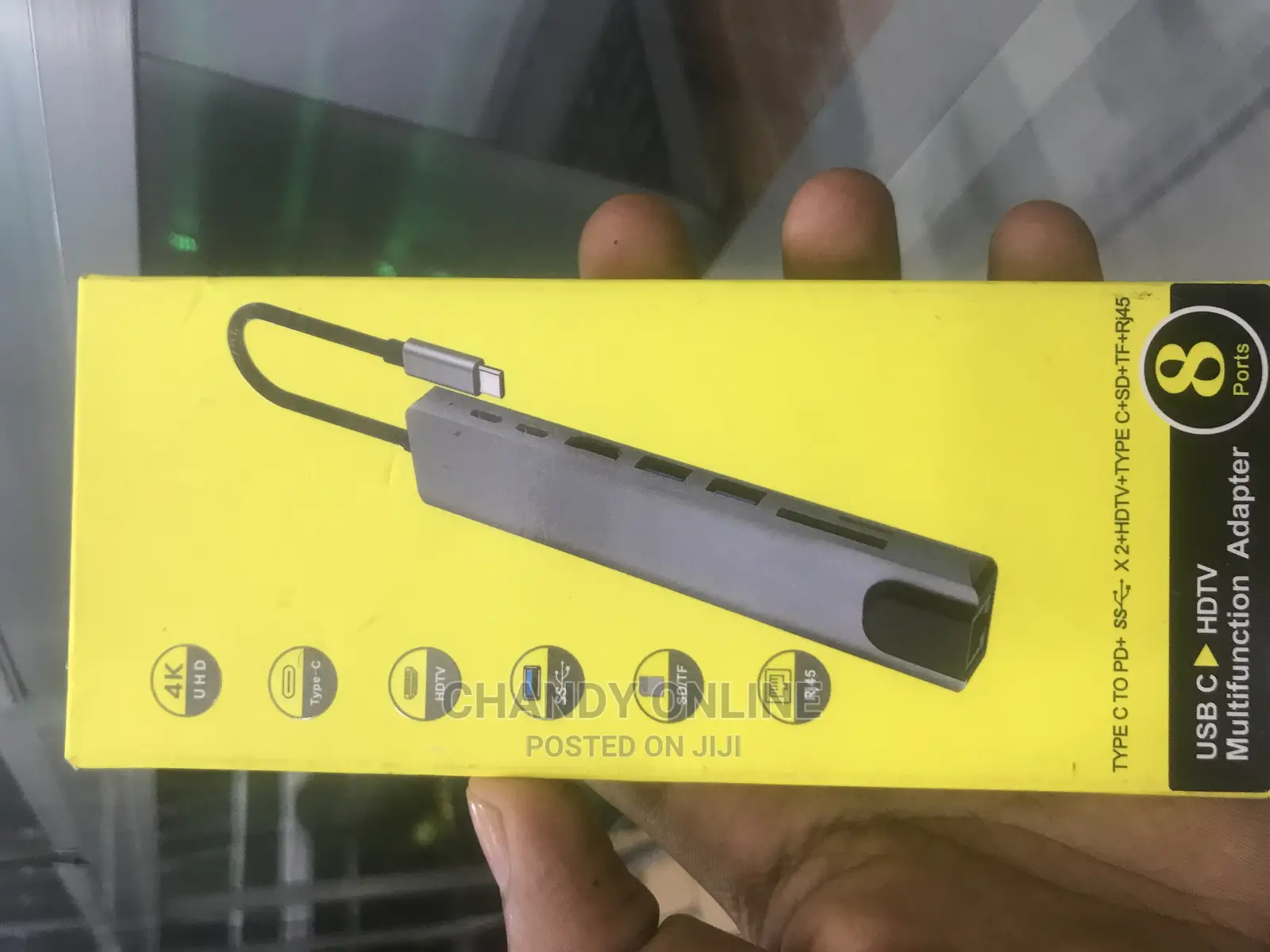 Type-C Adapter 8 in 1 Type-C Hub to HDMI Adapter