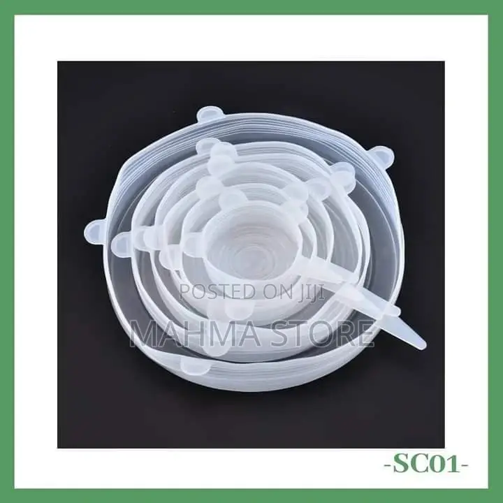 Mifuniko Ya Silicon (6 Pc)