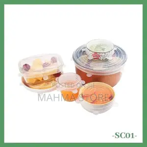 Mifuniko Ya Silicon (6 Pc)