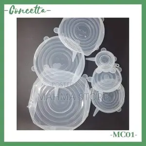 Mifuniko Ya Silicon (6 Pc)