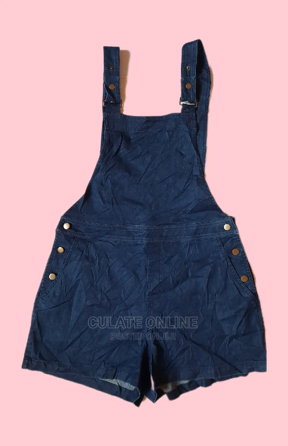 Thrift Denim Rompers