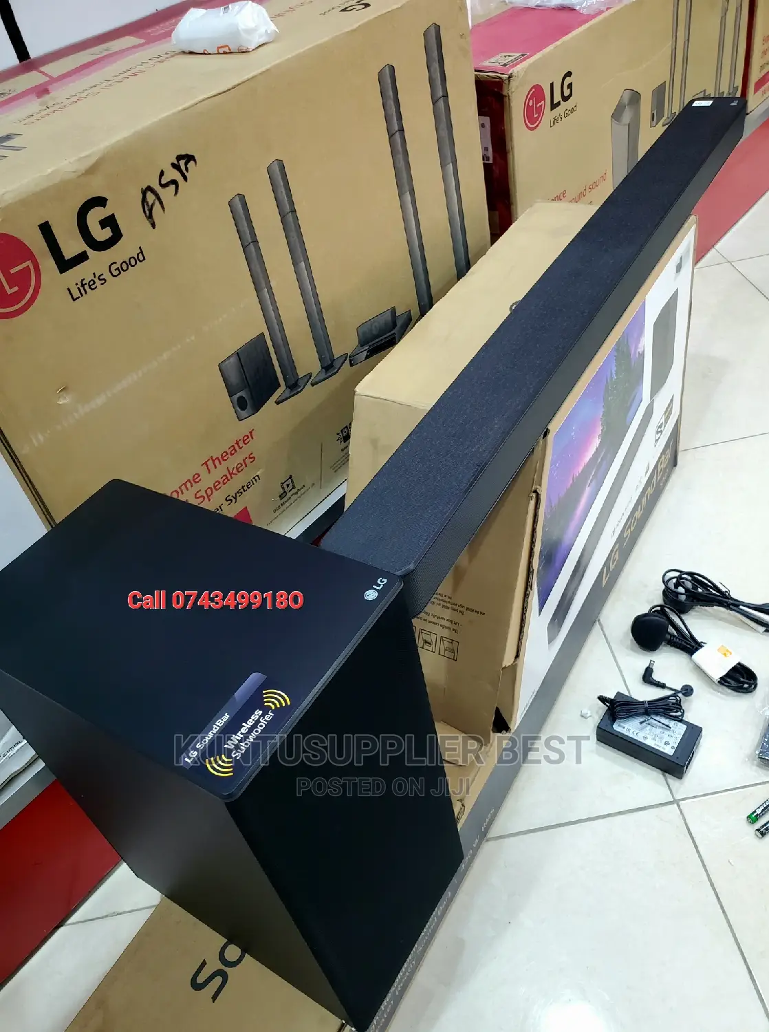 LG Sn6y New 3.1ch Wireless Sound Bar 420W