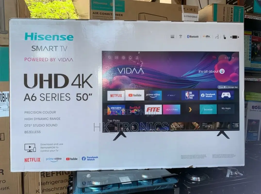 Hisense Smart Uhd Vidaa 50"Inch