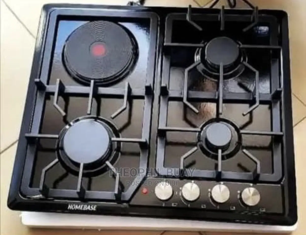 Homebase 3plate Gas Plate 1 Electric Hb 4713
