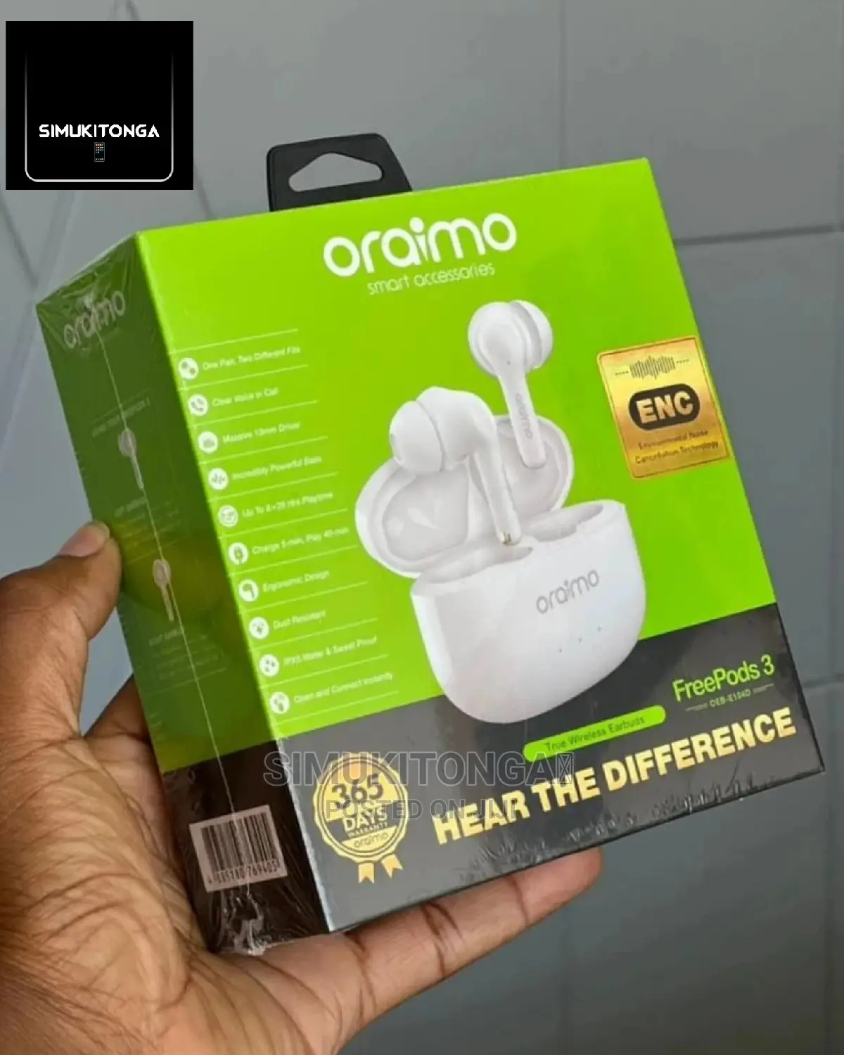 Hear the Defference Freepods3 Oraimo