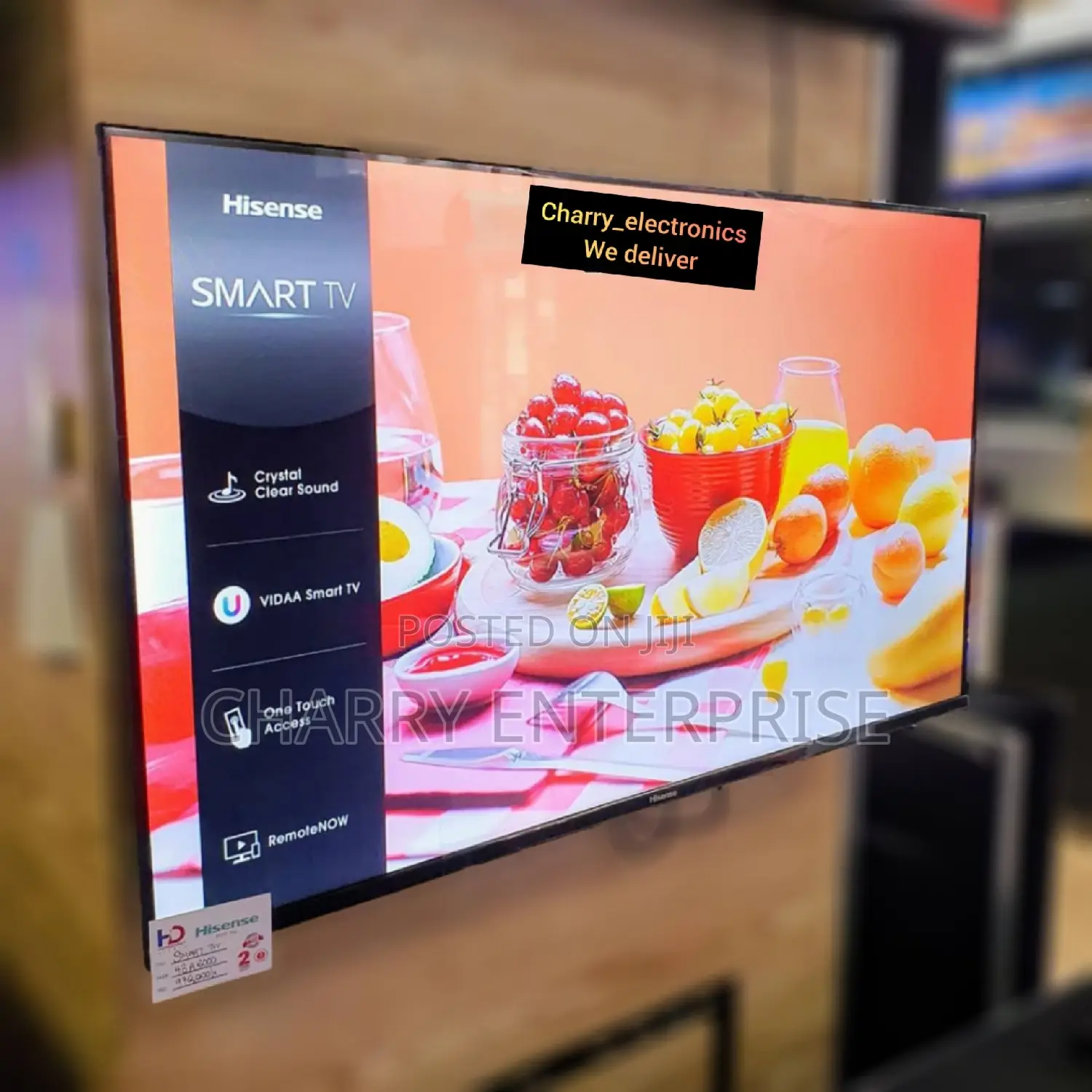 HISENSE Smart UHD Vidaa Frameless43 Inch