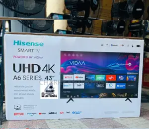 HISENSE Smart UHD Vidaa Frameless43 Inch