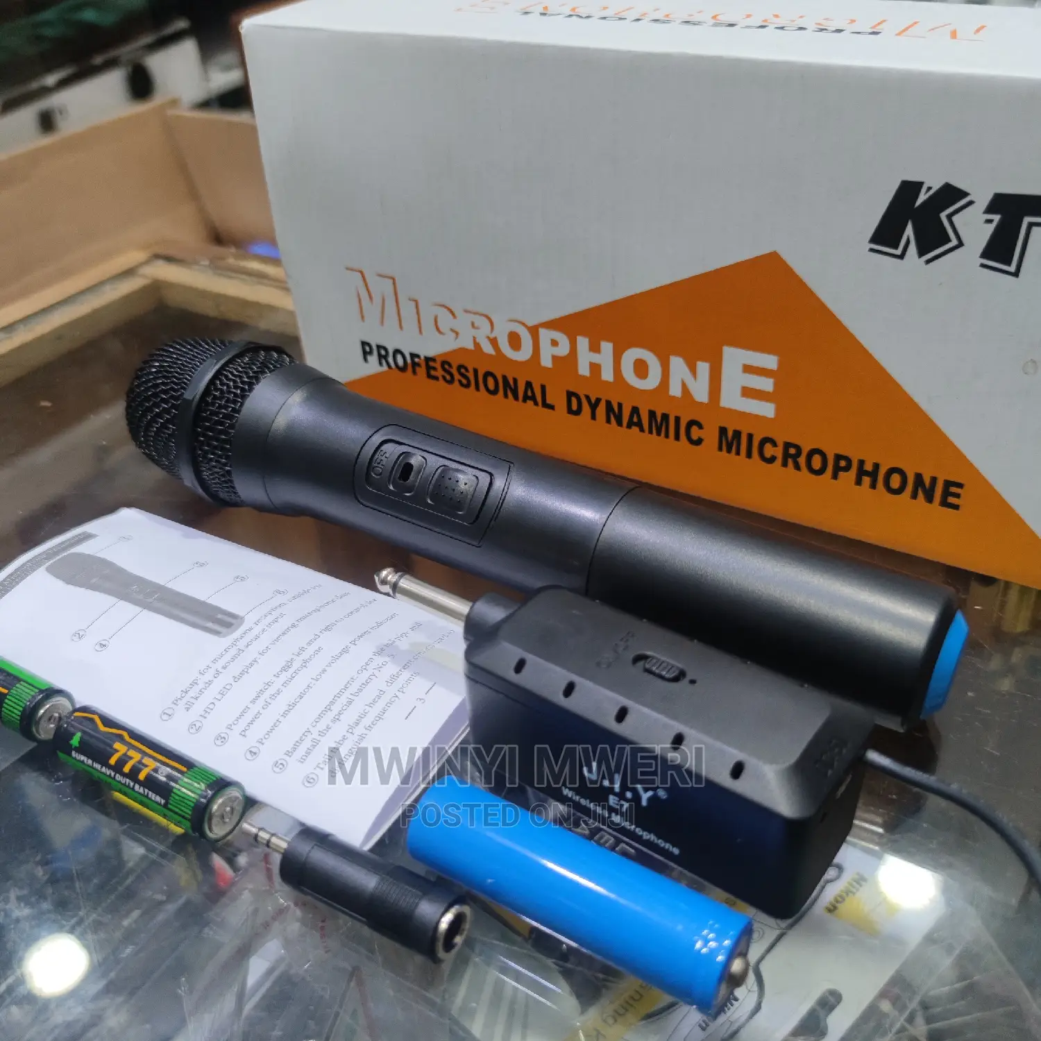 KTV Professional Wireless Dynamic Microphone System