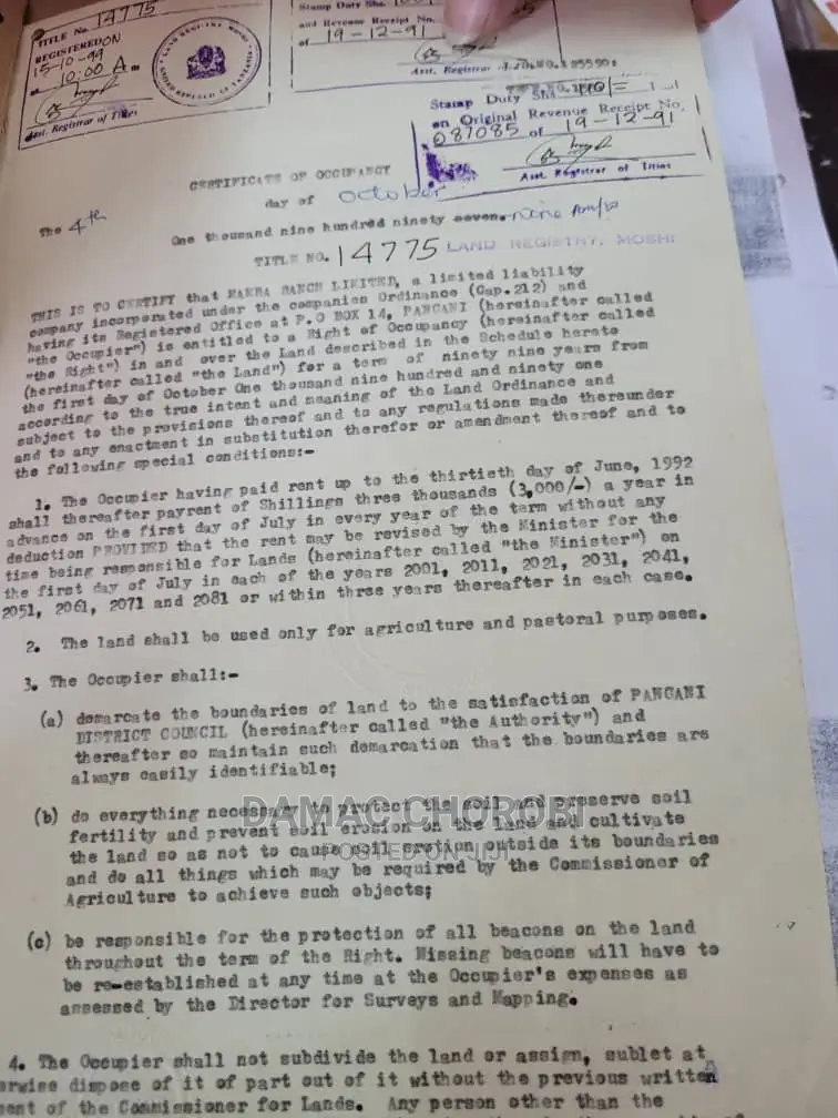 Acre 1450 for Sale Loction Morogoro in Morogoro Urban Land & Plots