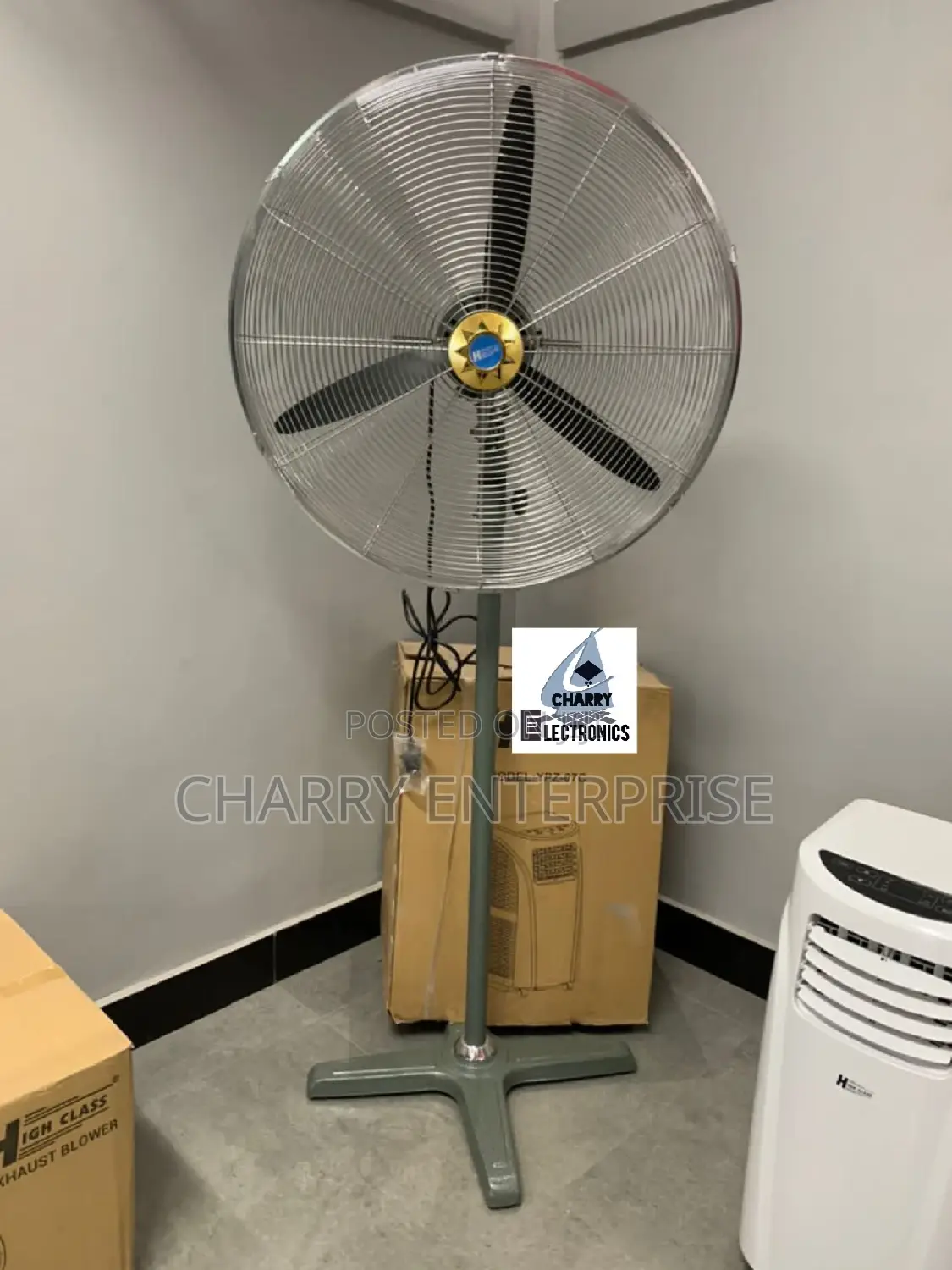 High Class Industrial Stand Fan 26 Inchstrong Durable
