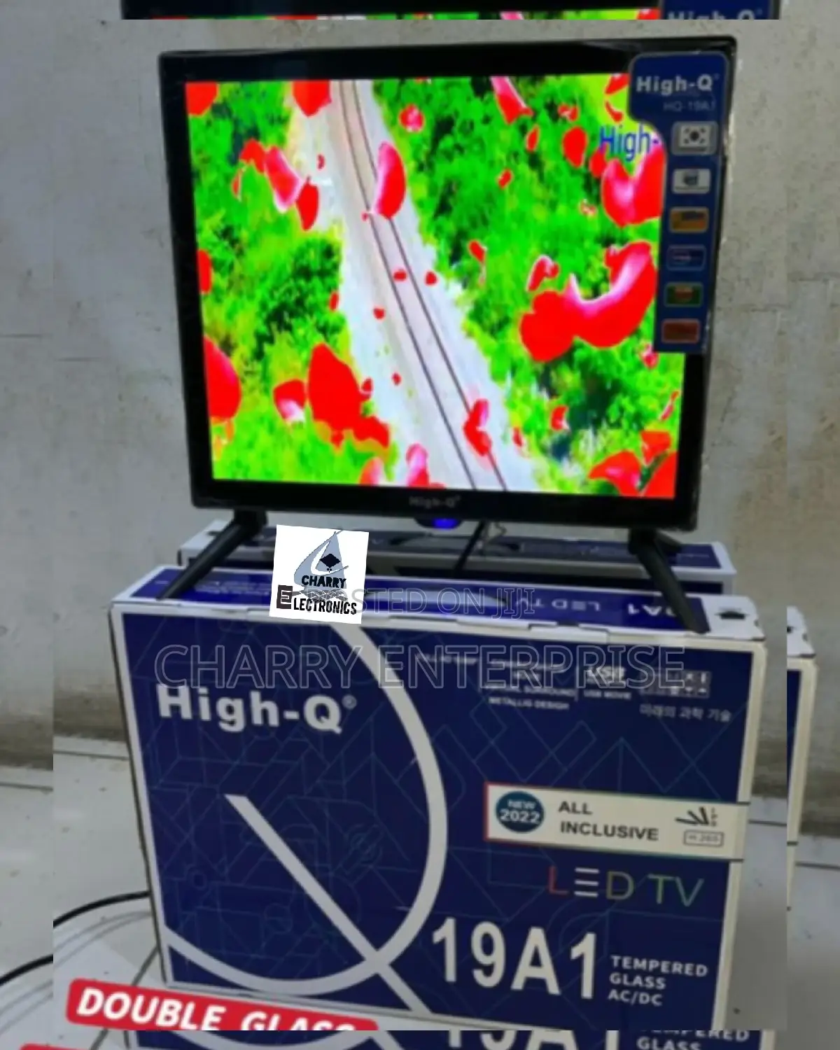 High-Q Full HD 1080p Tv19 Inch Tempered Glass