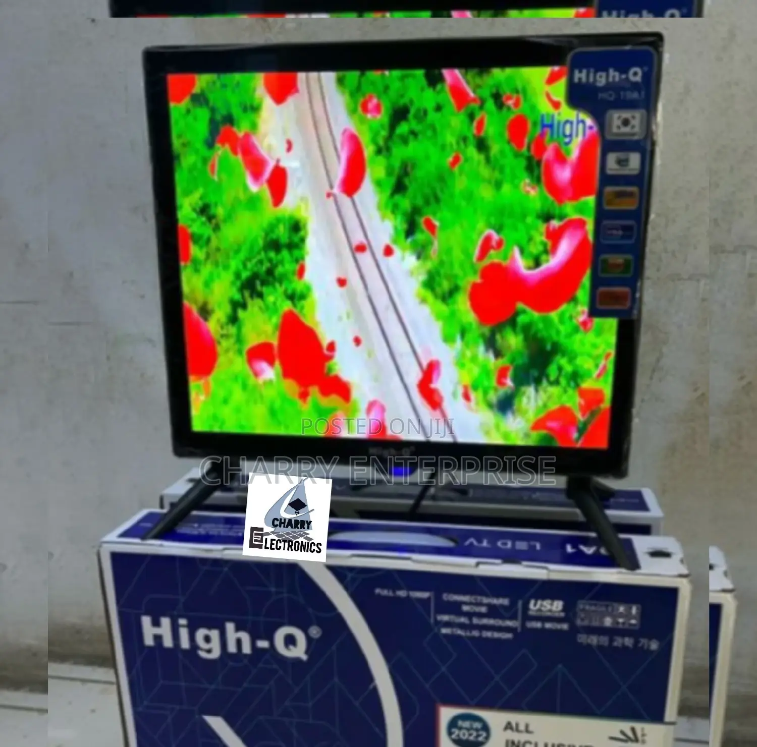 High-Q Full HD 1080p Tv19 Inch Tempered Glass