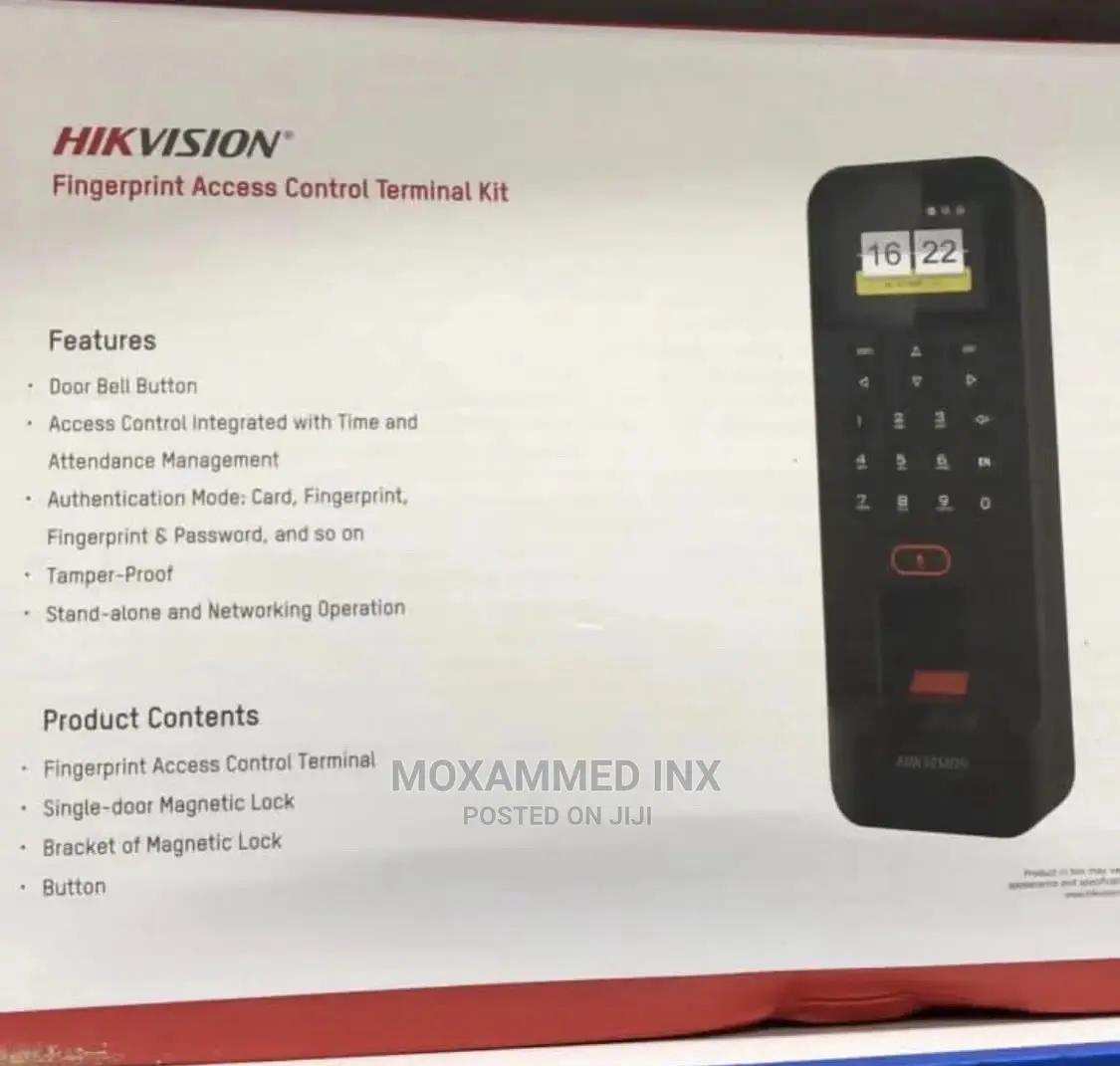 Hikvision Fingerprint Access Control Terminal Kit