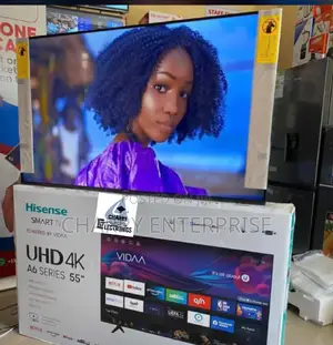 HISENSE Smart UHD VIDAA Frameless55 Inch High DR