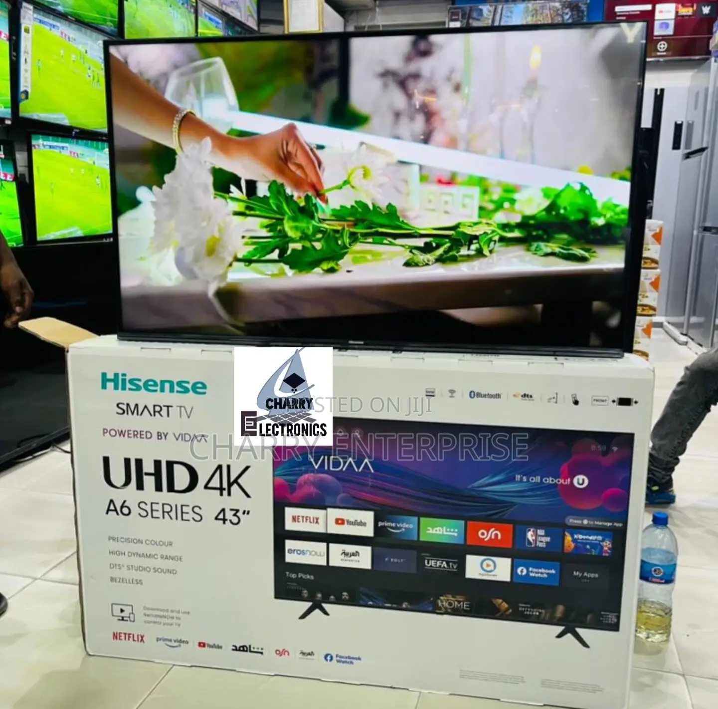 HISENSE Smart UHD VIDAA Frameless43 InchBluetooth