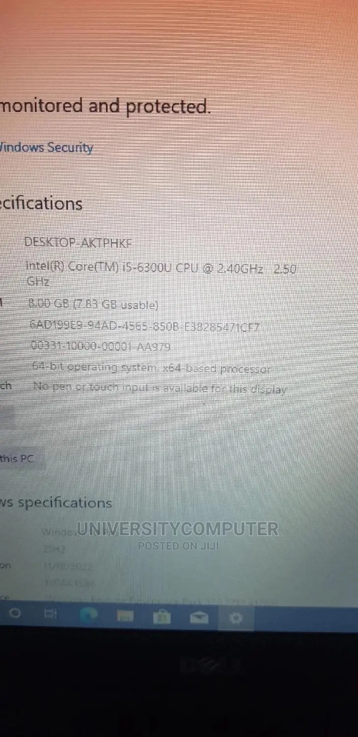 Laptop Dell Latitude E7470 8GB Intel Core I5 SSD 256GB
