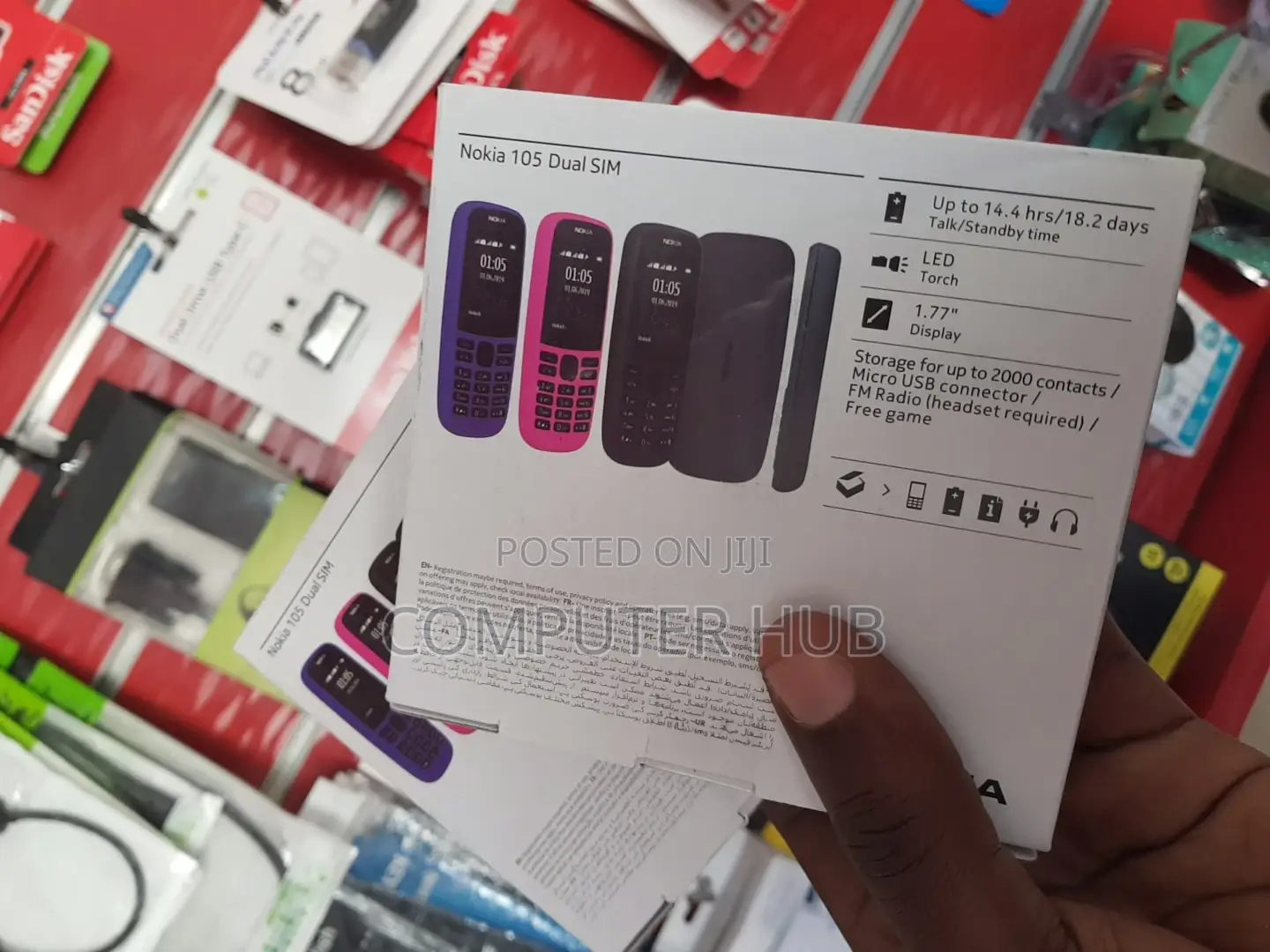 New Nokia 105 Black